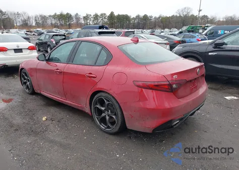 2018 Alfa Romeo Giulia Ti Sport Rwd from USA, damaged, VIN ZARFAECN4J7569606